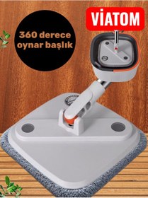 Resim Temiz Ve Kirli Suyu Ayıran Otomatik Mop Seti 