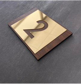 Resim Lux Gold Aynalı Ceviz Mdf Serisi İç Mekan Apartman Daire Kapı Nu 