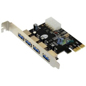 Resim Alfais 4538 Pci-e Express 4 Port Usb 3.0 Kart Çoklayıcı Çoğaltıcı 