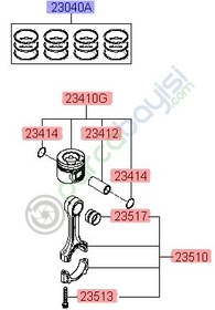 Resim Sekman Takımı Kia Optıma Soul Sportage Orjinal | 230402A903 