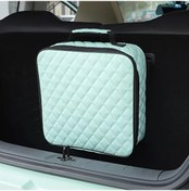 Resim Gateesat Beyaz Renkli Büyük Kapasiteli Bagaj Saklama Kutusu Sağlam Sap Fermuarlı 