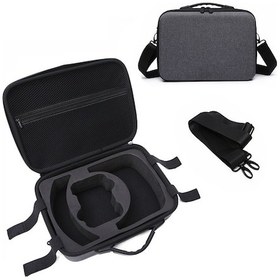 Resim Bkano Sert Taşıma Kutusu Çanta Oculus Quest 2 Vr Aksesuarları İçin Uyumlu Seyahat Ve Ev Organizasyon Çantası Omuz Çantası 