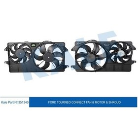 Resim FAN MOTORU KOMPLE (CIFT FANLI) FORD TOURNEO CONNECT 02>14 