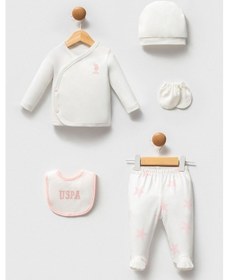 Resim U.S. Polo Assn. U.s. Polo Assn Kız Bebek Beyaz Hastane Çıkışı 5274-48999 Beyaz 