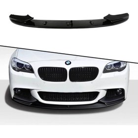 Resim BODYKİT DİZAYN Bmw F10 Tampon M Performance Ön Lip Ek Flaplı Set 