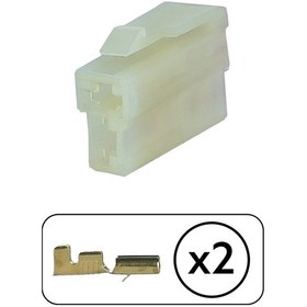 Resim Kalorifer Motor Soketi 2 Pin 