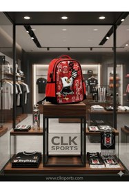 Resim CLK SPORTS Beşiktaş Anaokulu Çantası , Kalem Kutusu - Çelik Suluk & Matara Hediye 