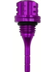 Resim Chuangyinshop Mor Motor Gy6 Bws 125cc Cnc Alüminyum Yağ Çubuğu Kapak Tıpası Purple 