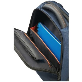 Resim 16n-01-004 14.1" Qibyte Notebook Sırt Çantası Mavi 