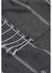 Resim Summer Wind Soft %100 Pamuk Peştemal 100x180 Cm Siyah Renkli 