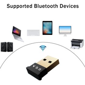 Resim LESGO Kablosuz Mini Bluetooth Usb 5.0 Dongle Receiver Alıcısı Aparatı 