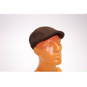 Resim Erkek Şapka Driver Kasket Flat Cap Su Tutmaz Yünlü Tweed Plate Ka 