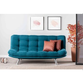 Resim Pafu Misa Üçlü Kanepe - Petrol 