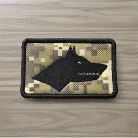 Resim Ex Patch Kamuflaj Desenli Göktürk Patch Arma 8 X 5 Cm 