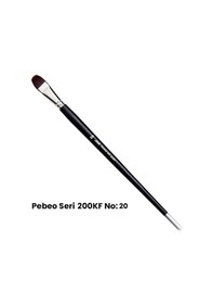 Resim Pebeo 200Kf Seri Sentetik Kedi Dili Fırça No 20 