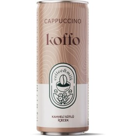 Resim Koffo Şekersiz Soğuk Kahve Cappuccino 250 Ml 