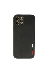 Resim artlab Art İphone 12 Pro Kılıf Loop Deri Silikon - Siyah Lab 