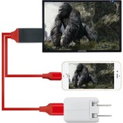 Resim Good Shop HDMI 2m Kablo Apple IPhone x 8 8 Artı 7 7 Artı 6 6s 5 5s 5s Aydınlatma Kablosu Adaptörü Hdtv Tv 8 Pin HD1080P Adaptörü HDMI (Yurt Dışından) 