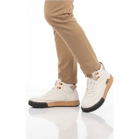Resim Marcomen Beyaz Hakiki Deri Bağcıklı Erkek Sneaker 152-18111 M Beyaz 