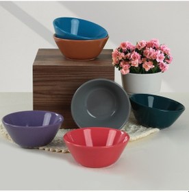 Resim Keramika Mixed Hitit Çorba Kasesi 14 Cm 6 Adet - 406/620 