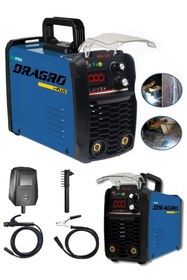 Resim Dragro Profesyonel Dijital Göstergeli 250 Amper Inverter Kaynak Makinesi 