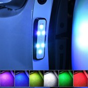 Resim 1pc Mini Şarj Edilebilir LED Araba Kapısı Güvenlik Işığı, USB Şarj, Çoklu Renk, Çarpışma Önleyici, Otomobil Aksesuarları, Motorlu Araç LED Işıkları, ≤36V, Lityum Polimer Batarya 