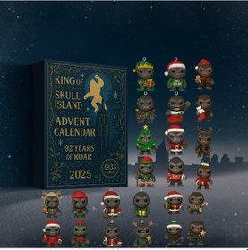 Resim İndirim 2025 Advent Takvimi, 24 Günlük Akrilik Ağaç Süsleri, Kancalı Noel Geri Sayım Süsleri King Kong From 