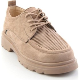 Resim Bambi Vizon Kadın Loafer Ayakkabı K01536103372 Vizon 