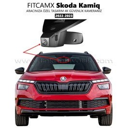 Resim FitCamX - Skoda Kamiq Modele Özel 4K Araç Kamerası (2022-2023) (Model C)(FT-J6179-SK) 