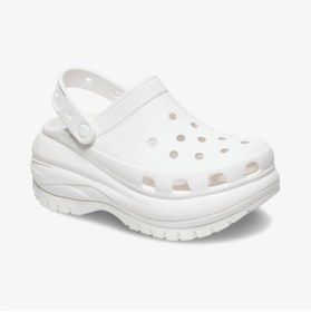 Resim Crocs Classic Mega Crush Kadın Beyaz Terlik 