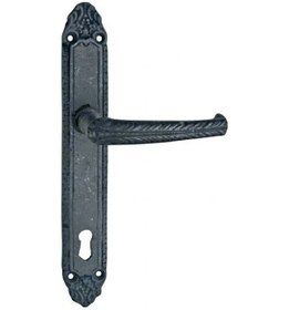 Resim Prinç Döküm Antik Siyah Rustik Eskitme, Ferforje Tipi Osmanlı Kapı Kolu Hft01018 1 Tek 