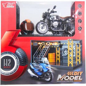 Resim NW NessiWorld 1/12 Motosiklet Latte PB 3R Sesli ve Işıklı 