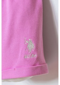Resim U.s. Polo Assn. Kız Bebek Pembe Şort Takım 5274-50123 Pembe 