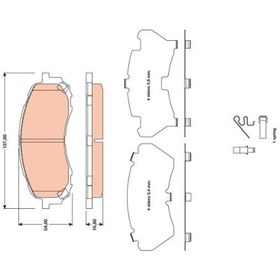 Resim TRW GDB3469 Balata Fren On-(Subaru: Impreza 00-12 1.5 ) 26296AE200 (WT658818) 