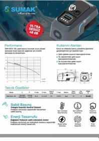 Resim Sumak Smh 120 Box Ultra Sessiz Frekanslı Hidrofor 1.2 Hp 