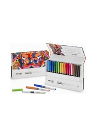 Resim Carioca Plus Prisma Fiber Uçlu Keçeli Boya Kalemi 30'lu 