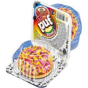 Resim Eti Puf Marshmallowlu Renkli Bisküvi 18 G 