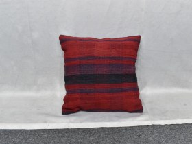 Resim Zehra Abla Halı Yeni El Dokuma Dekoratif Kilim Kırlent Yastık Kılıfı 6516 Çok Renkli 