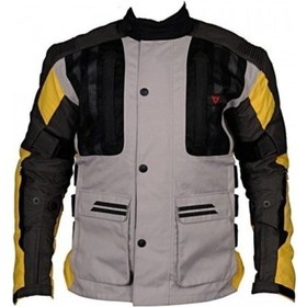 Resim Venom Tourex Touring Bayan Motosiklet Montu Gri Sarı 
