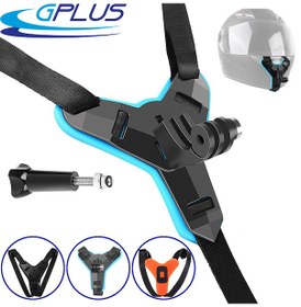 Resim Gopro Hero 8 Hero 9 Motorcu Kask Çene Bağlantı Jaw Mount Gp523 Turuncu 