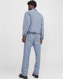 Resim Jack & Jones Erkek Rüzgara Dayanıklı Denim Ceket - Brent 453 12254367 Blue Denim Lacivert 