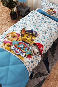 Resim BelezaHome Paw patrol Desenli Tek Kişilik Çocuk Yorganı Uyku Seti 