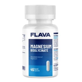 Resim FLAVA Magnesium Bisglycinat 45 Kapsül 