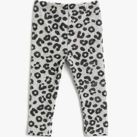 Resim Kız Bebek Leopar Desenli Tayt 