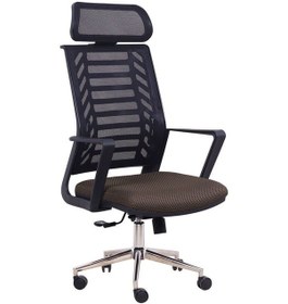 Resim Koltukstilim Ege Petek File Yönetici Koltuğu Kahverengi 