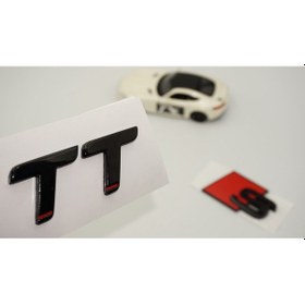 Resim Dk Tuning Audi Tt S 07 Versiyon Siyah Abs 3m 3d Bagaj Logo Yazı 