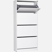Resim Adore Flat Duo Kapaklı 4 Katlı Geniş Ayakkabılık 