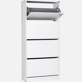 Resim Adore Flat Duo Kapaklı 4 Katlı Geniş Ayakkabılık 