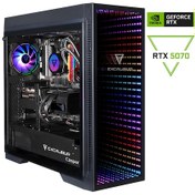 Resim Casper Excalibur E75Z.265K-EF70X-0SE Ultra 7-265KF 64 GB 1 TB NVMe SSD RTX 5070 Dos Masaüstü Oyuncu Bilgisayarı 
