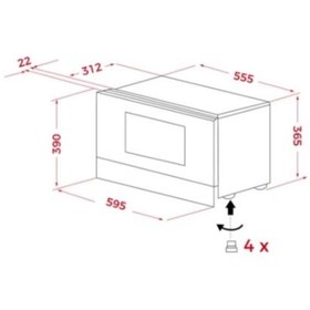 Resim Teka ml 8220 Bıs L Bk Mikrodalga 